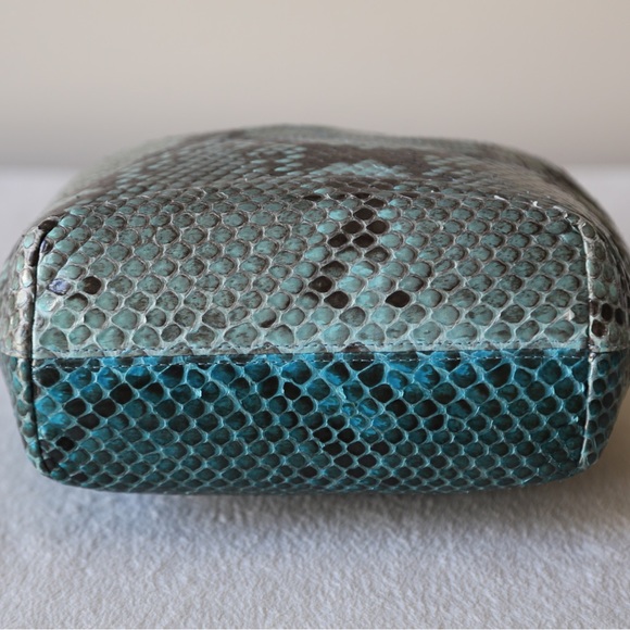 Rare! Authentic Glazed Lady Dior Christian Dior genuine Python bag - Picture 3 of 10